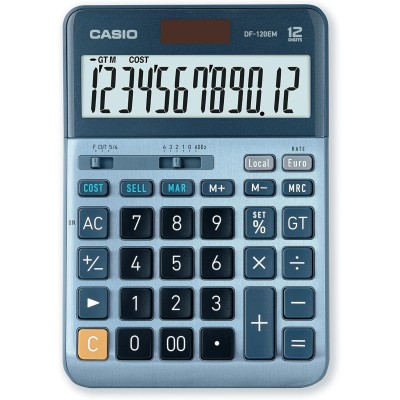 Casio Calculatrice de bureau DF120EM